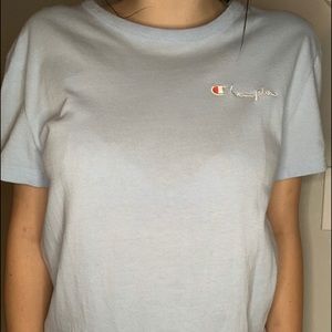 Baby Blue Women’s Champion Tee